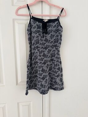 Divine Black Floral Dress